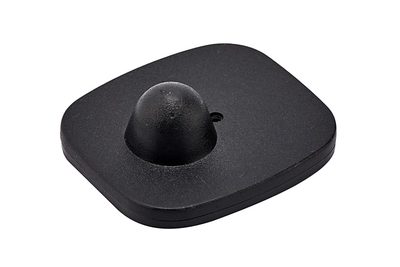 Антикражный датчик РЧ Mini квадратный 40 x 50 мм. без гвоздя, черный — фото 1