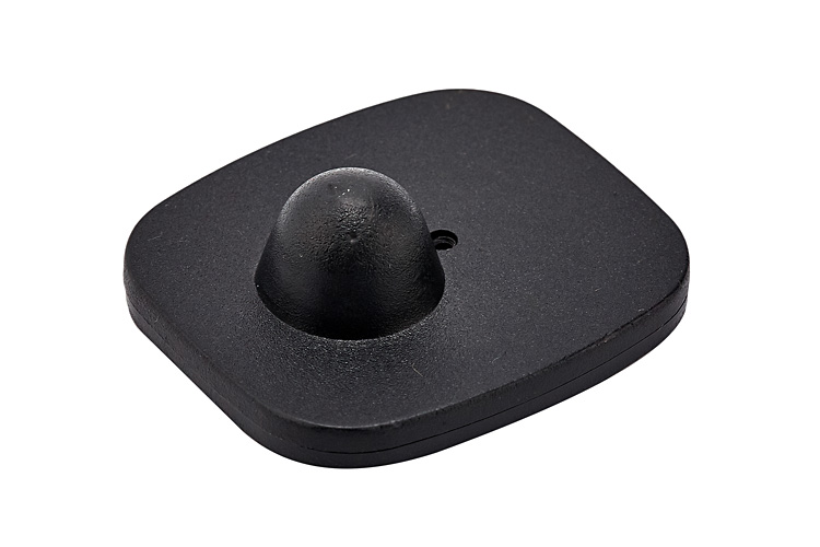 Антикражный датчик РЧ Mini квадратный 40 x 50 мм. без гвоздя, черный (упаковка 50шт)