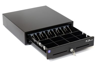 Денежный ящик Poscenter 16K5 410x420x100 распайка для ШТРИХ-Мчерный  — фото 2