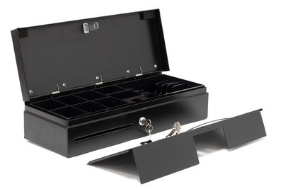 Денежный ящик Poscenter 460K 460x170x103, распайка Штрих, черный — фото 2