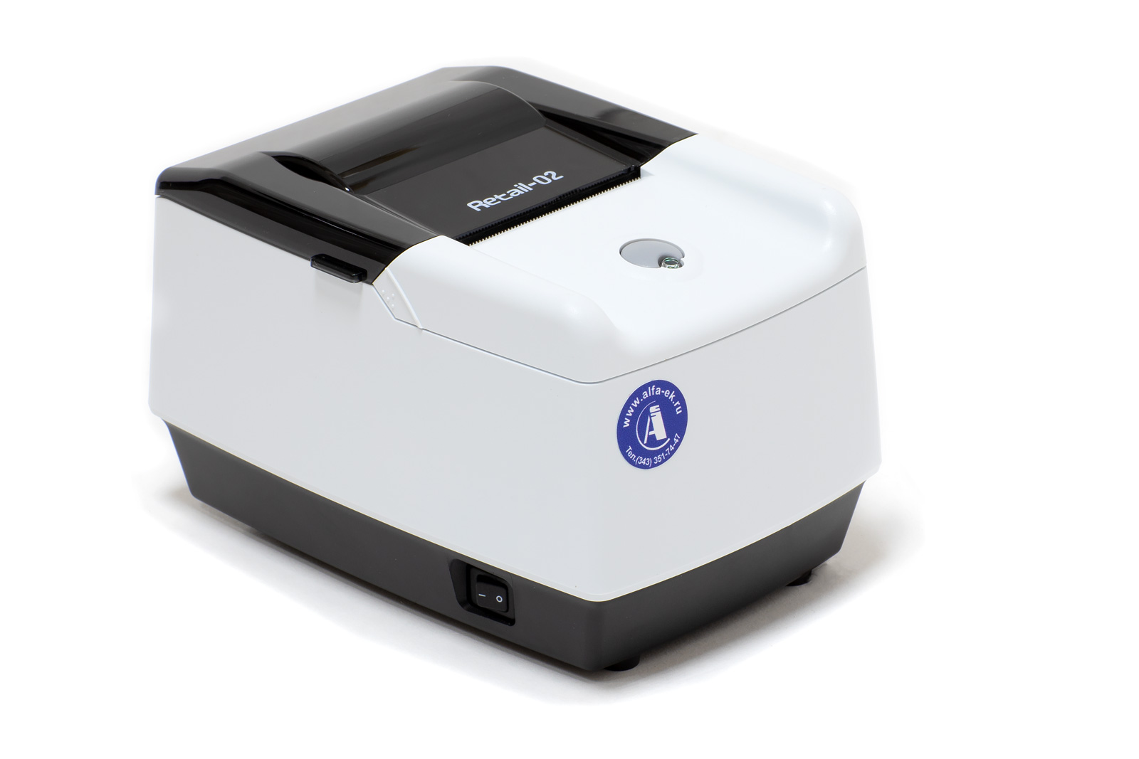 Фискальный регистратор РИТЕЙЛ-02Ф, ФН 36 мес, белый, с разъёмом под ДЯ, с автоотрезчиком