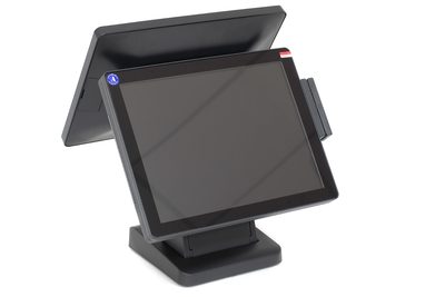 POS-моноблок POSCenter JAM (15, P-CAPtouch, Intel® J1900 2.0GHz; RAM4Gb; SSD60Gb; MSR) без OC + 15 второй монитор — фото 1