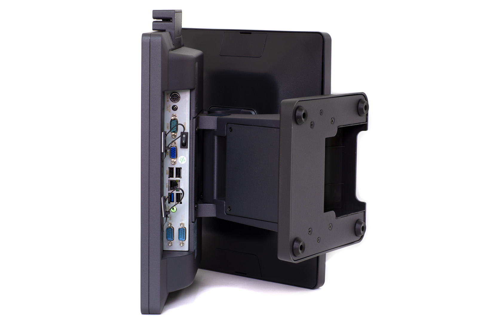 Доп. изображение №4  POS-моноблок POSCenter JAM (15 , P-CAPtouch, Intel® J1900 2.0GHz; RAM4Gb; SSD60Gb; MSR) без OC + 15  второй монитор