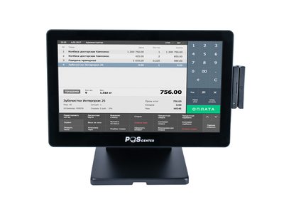 Сенсорный моноблок POSCenter Atlas (15,6, PCAP, J4125, RAM 4Gb, SSD m2 128Gb, MSR) Win 10 IoT — фото 2