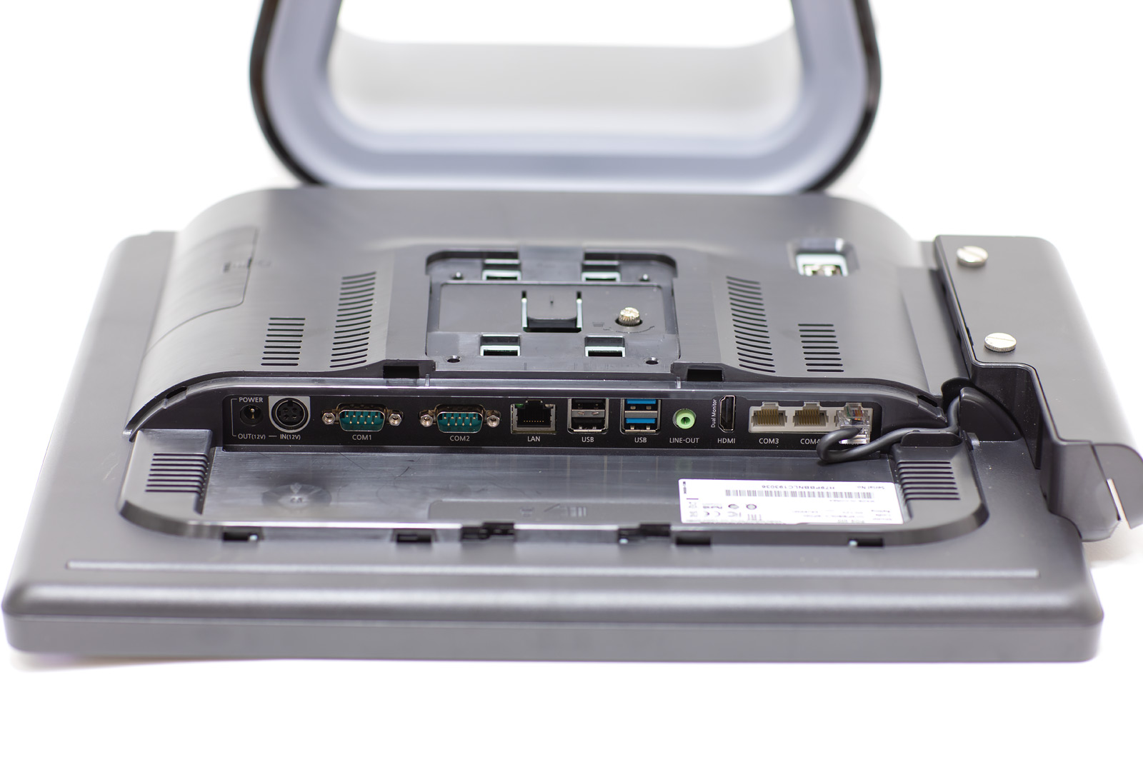 Доп. изображение №6  Сенсорный моноблок POScenter POS900 (17 , D36, J1900 CPU; 4Gb RAM;128GbSSD; P-CAP touch; MSR) черный, без ОС