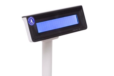 Дисплей покупателя ШТРИХ-Т D3 (USB / RS232, LCD 2x20, телескопическая белая стойка, чёрная рамка) — фото 4