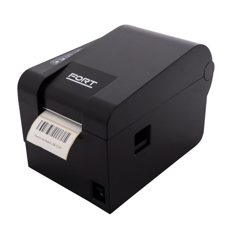 Принтер этикеток FORT FT-23DTB, черный