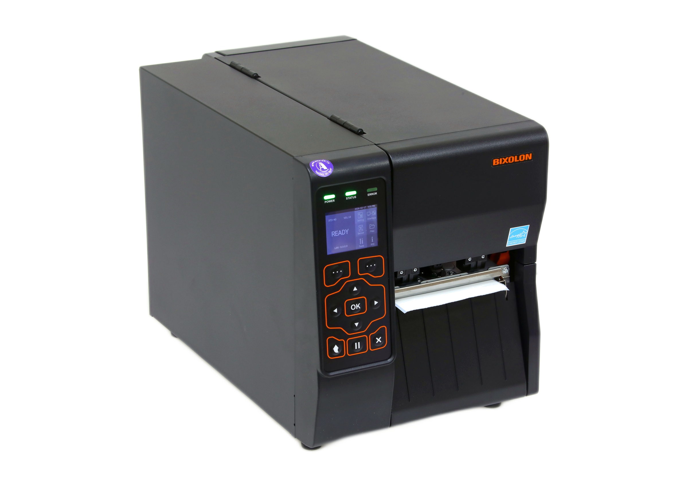 Термотрансферный принтер этикеток Bixolon XT3 с отделителем и смотчиком подложки