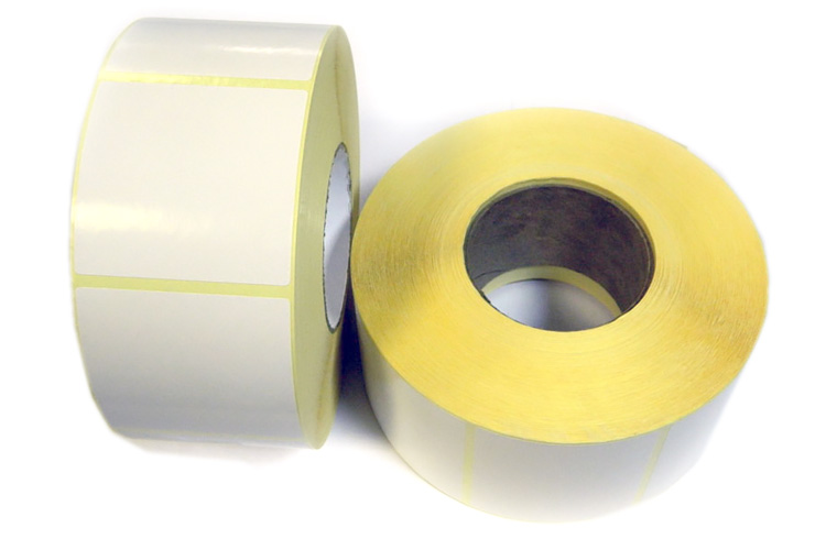 Самоклеящиеся этикетки полуглянец 43x25 1000 шт. Белый