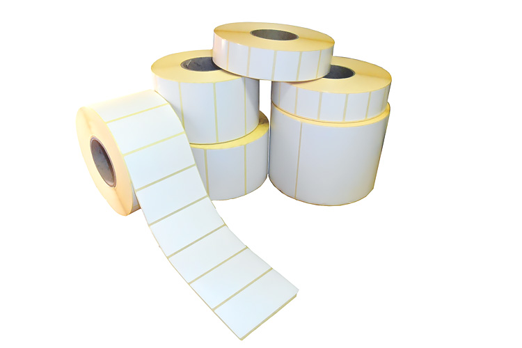 Самоклеящиеся этикетки полуглянец 58х60 300 шт.