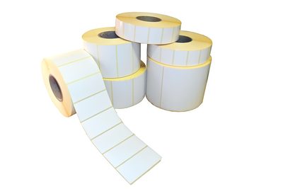 Самоклеящиеся термоэтикетки 100 x 100 500 шт. Белый — фото 1