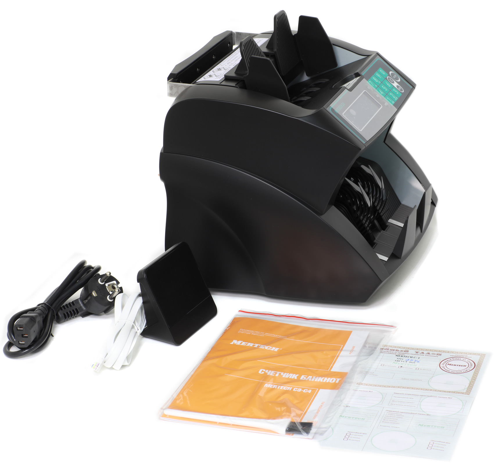 Доп. изображение №2  Счетчик банкнот Mertech C-4 Black