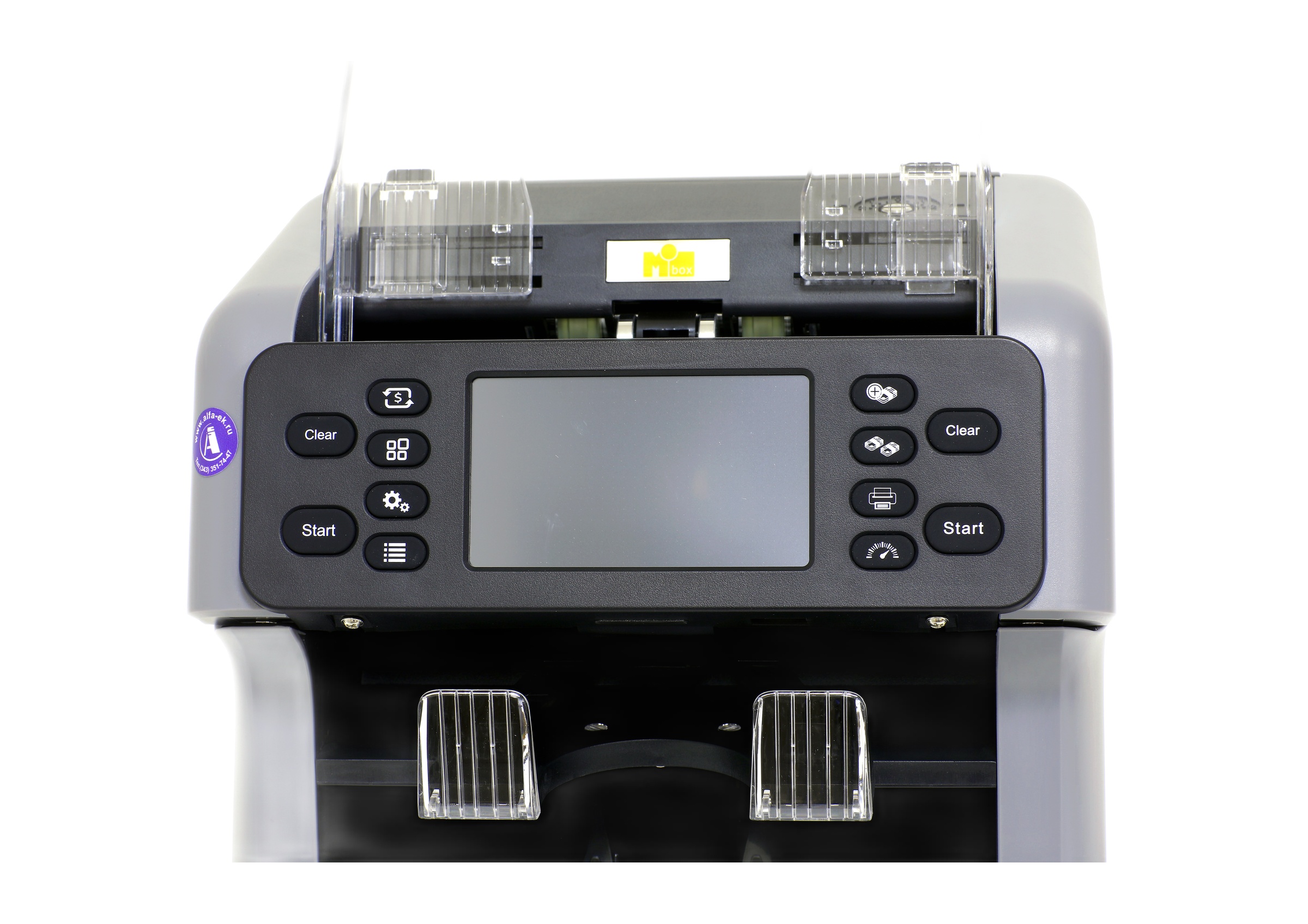 Доп. изображение №6  Сортировщик банкнот MBOX MC-165, двухкарманный (5 валют) 