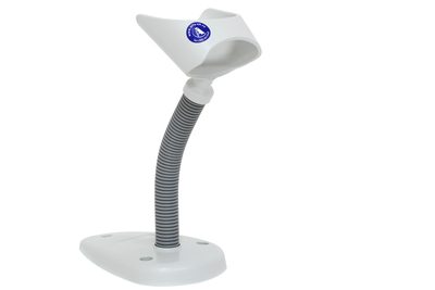 Сканер штрих-кода Datalogic QuickScan QD2430-BK, USB, темно-серый, с белой подставкой — фото 4