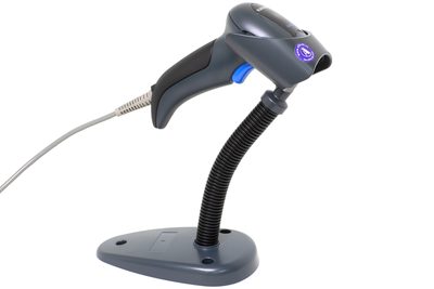 Сканер штрих-кода Datalogic QuickScan QD2430-BK, USB, темно-серый, с подставкой — фото 4