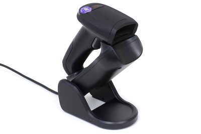 Сканер штрих кодов АТОЛ SB3100 BT, 2D, USB, чёрный (с подставкой) rev.2 — фото 1