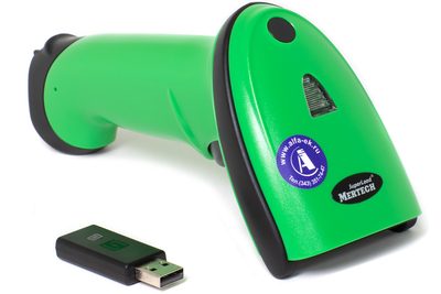 Сканер штрих кодов Mertech CL-2200 BLE Dongle P2D green — фото 1