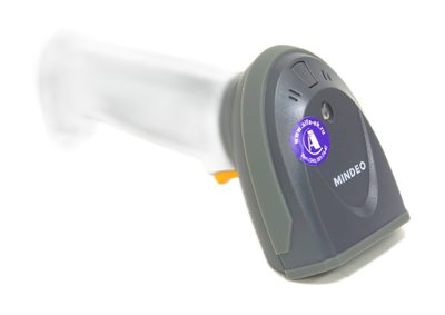 Сканер штрих кодов MINDEO M2 2D, USB, серый, подставка — фото 3