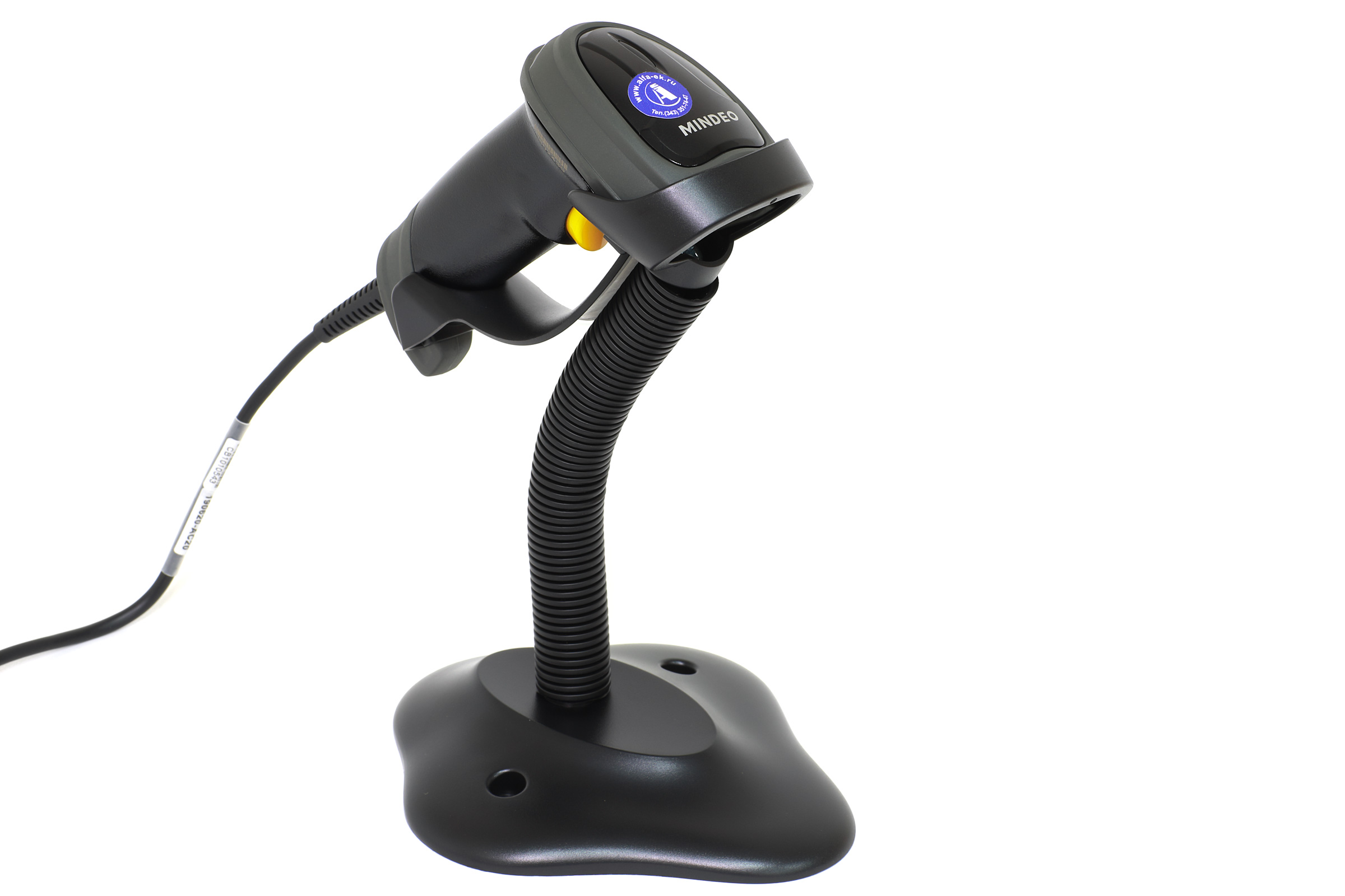 Сканер штрих кодов MINDEO MD6600-HD 2D, USB, с автосенсорной подставкой