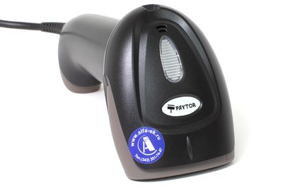 Сканер штрих кодов Paytor DS-1008 USB, Черный — фото 3