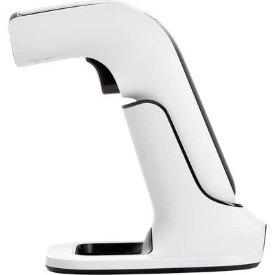 Сканер штрих кодов Paytor ES-1007 2D USB, беспроводной, белый с подставкой — фото 2