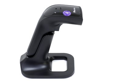 Сканер штрих кодов Paytor ES-1007 2D USB, беспроводной, черный с подставкой — фото 4