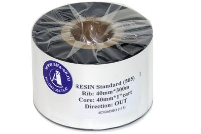 Красящая лента RESIN 300м/40мм Чёрная — фото 1