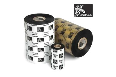 Красящая лента WAX 56,9/74 втулка 57мм Zebra 2300. Черная — фото 1