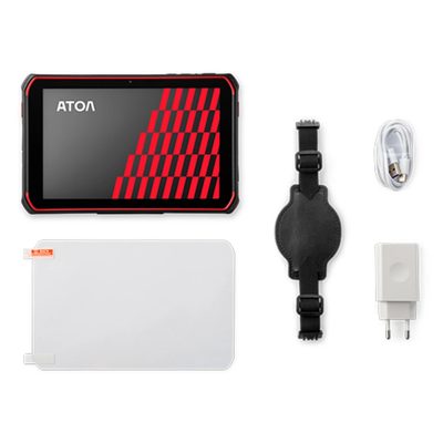 Планшет АТОЛ Smart P20 (8, Android 13.0 с GMS, MT6769, 6Gb/128Gb, 2D N6602-W2, Wi-Fi, BT, 4G, GPS, Camera, БП, защитная пл — фото 2