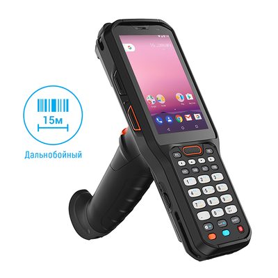 Терминал сбора данных Urovo RT40 long range/ram 3 gb/rom 32 gb/honeywell ex30 lr/gun/29 клавиш — фото 1