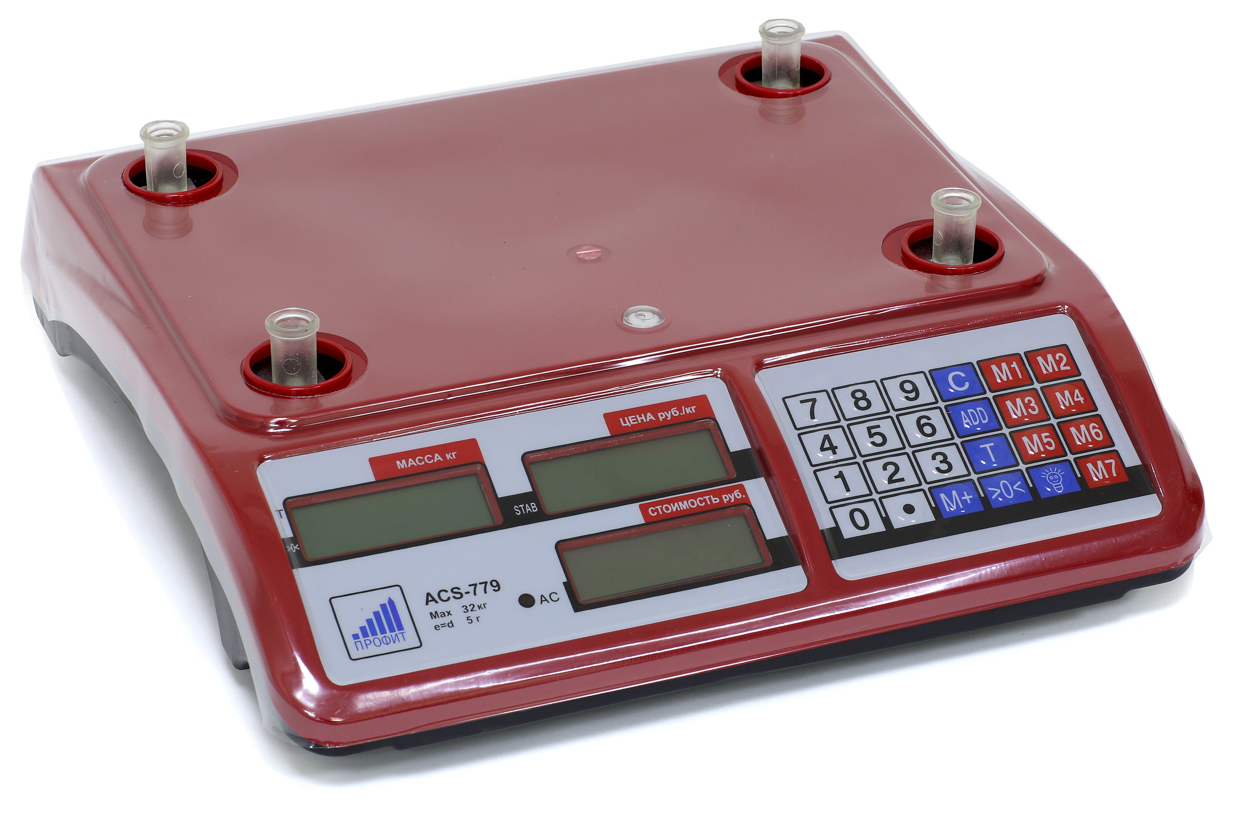 Весы электронные ПРОФИТ 779 (32кг/5г) LCD. Без стойки. Без поверки — фото 5