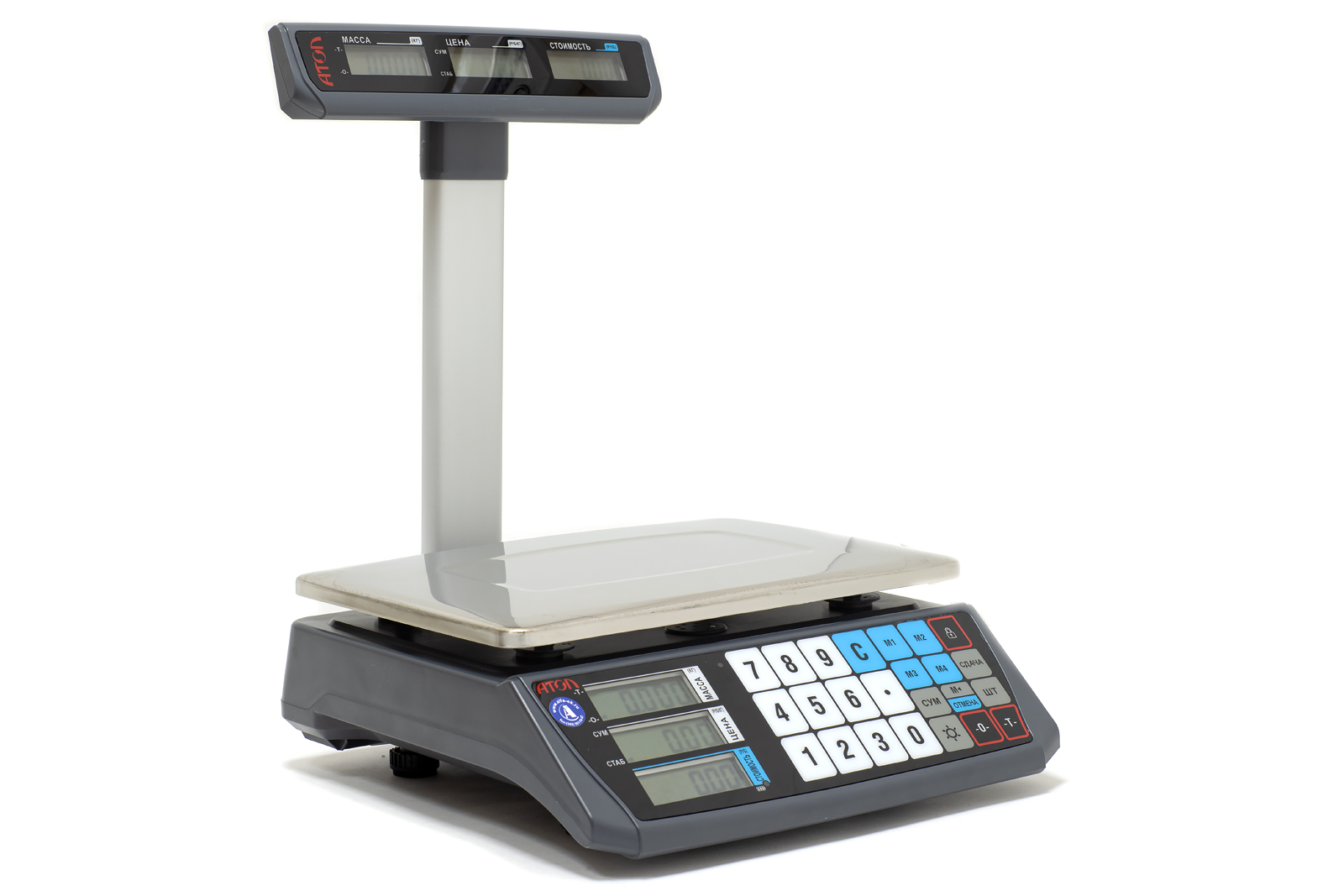 Весы торговые АТОЛ MARTA RS-232 со стойкой