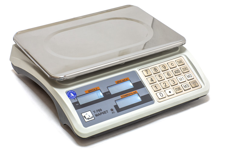 Весы торговые ФорТ-Т 769 (15; 2) LCD Маркет