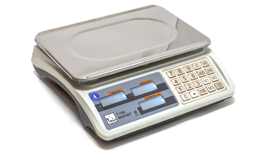 Весы торговые ФорТ-Т 769 (32; 5) LЕD Маркет