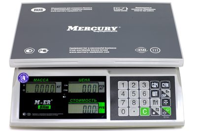 Весы торговые M-ER 326 AC-32.5 Slim, LCD — фото 4